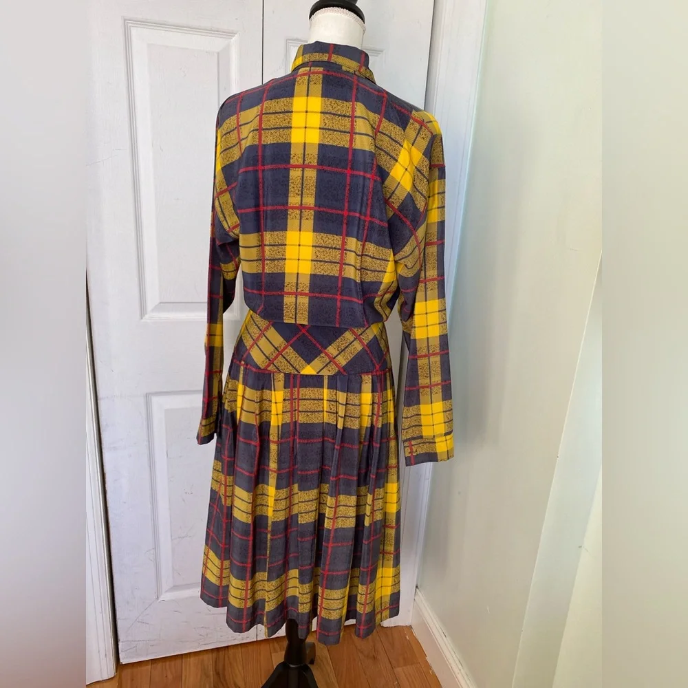 1980s/90s Vivienne Westwood Style Marvin Singer for Depeche Mode Drop Waist Dres - Picture 3 of 9